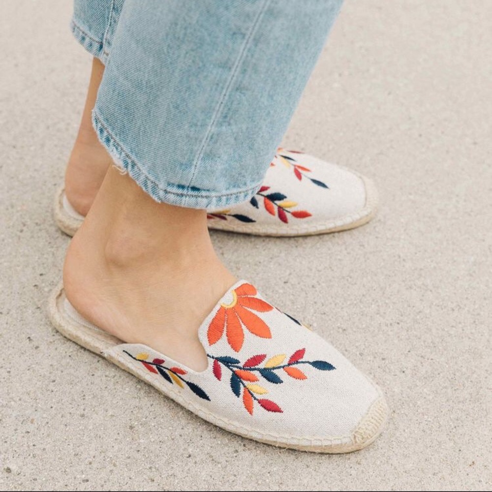 Soludos Floral Mule